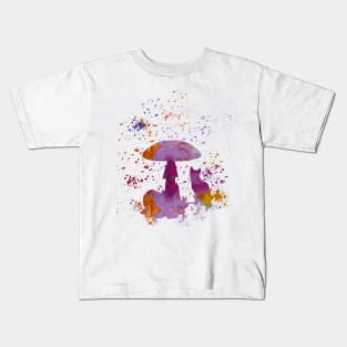 Cat and Mushroom Kids T-Shirt